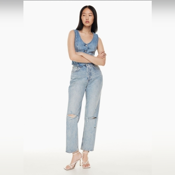 Aritzia Denim - ARITZIA DENIM FORUM The Joni High Rise Loose Fit Jeans size 26